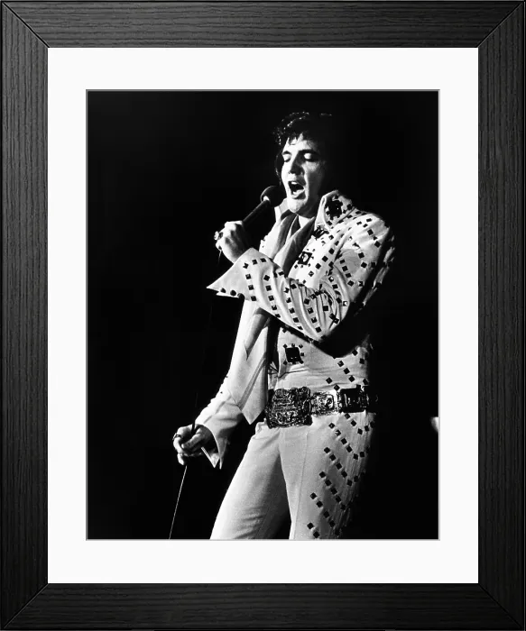 Framed Print : ELVIS ON TOUR, Elvis Presley, 1972