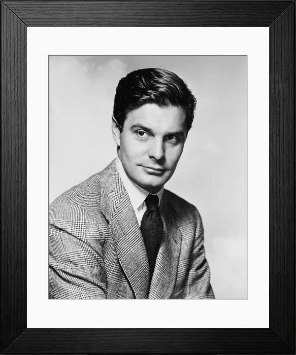 Framed Print : THREE COINS IN THE FOUNTAIN, Louis Jourdan, 1954, TM & Copyright 20th Century Fox Film Corp. / courtesy Everett Collection