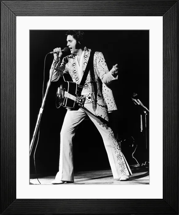 Framed Print : ELVIS ON TOUR, Elvis Presley, 1972