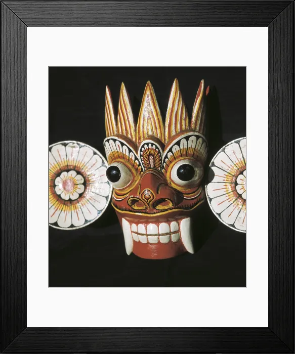 Framed Print : SRI LANKA. Evil's mask. - Mariani / Iberfoto / Everett Collection (236034)**US SALES ONLY** Framed Print : SRI LANKA. Evil's mask. - Mariani / Iberfoto / Everett Collection (236034)**US SALES ONLY**