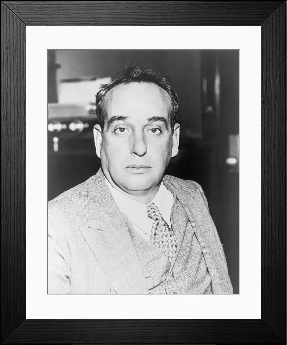 Framed Print : Robert Moses (1888-1981), city planner of New York City from 1933-1959, pursued large scale transformation of the urban landscape and infrastructure during the Great Depression