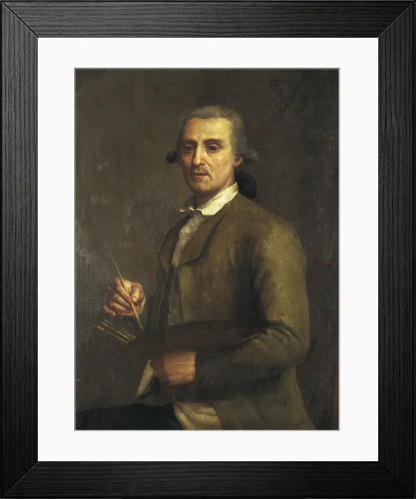 Framed Print : RAMOS Y ALBERTOS, Francisco Javier (1744-1817). Self-Portrait. c. 1800. Neoclassicism. Oil on canvas. SPAIN. Granada. Museums of Fine Arts of Granada. - J Framed Print : RAMOS Y ALBERTOS, Francisco Javier (1744-1817). Self-Portrait. c. 1800. Neoclassicism. Oil on canvas. SPAIN. Granada. Museums of Fine Arts of Granada. - J