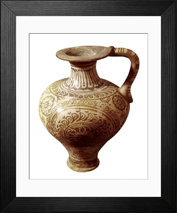 Framed Print : Vase with floral motifs. ca. 1500 BC. Minoan art / Cretan art. Late Minoan period. Ceramics. GREECE. Iraklion. Archaeological Museum. Proc: GREECE. CRETE. Palaikastro Framed Print : Vase with floral motifs. ca. 1500 BC. Minoan art / Cretan art. Late Minoan period. Ceramics. GREECE. Iraklion. Archaeological Museum. Proc: GREECE. CRETE. Palaikastro