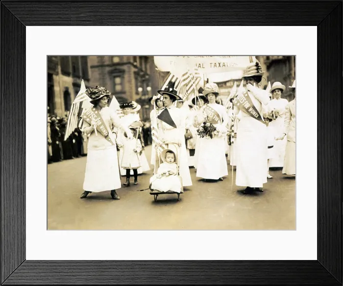 Framed Print : Women's suffrage parade, New York City, May 6, 1912