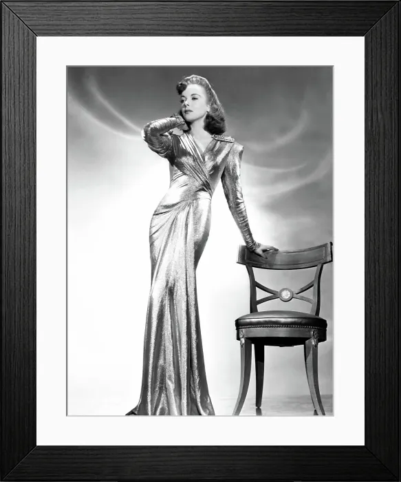 Framed Print : THEY DRIVE BY NIGHT, Ida Lupino, 1940