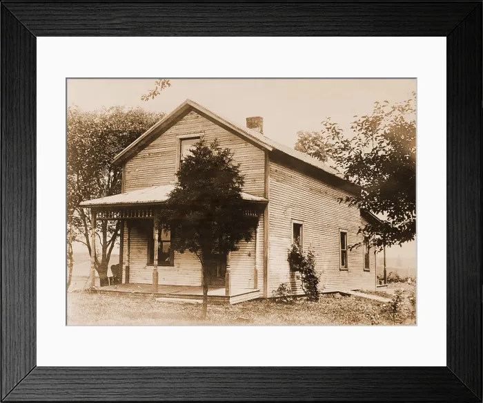 Framed Print : Warren G. Harding (1865-1923), birthplace in Corsica (now Blooming Grove), Ohio, USA Framed Print : Warren G. Harding (1865-1923), birthplace in Corsica (now Blooming Grove), Ohio, USA