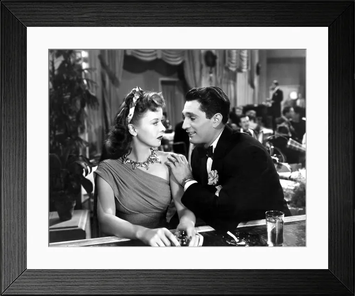 Framed Print : THE MAN I LOVE, Ida Lupino, Robert Alda, 1947