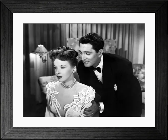 Framed Print : THE MAN I LOVE, Ida Lupino, Robert Alda, 1947
