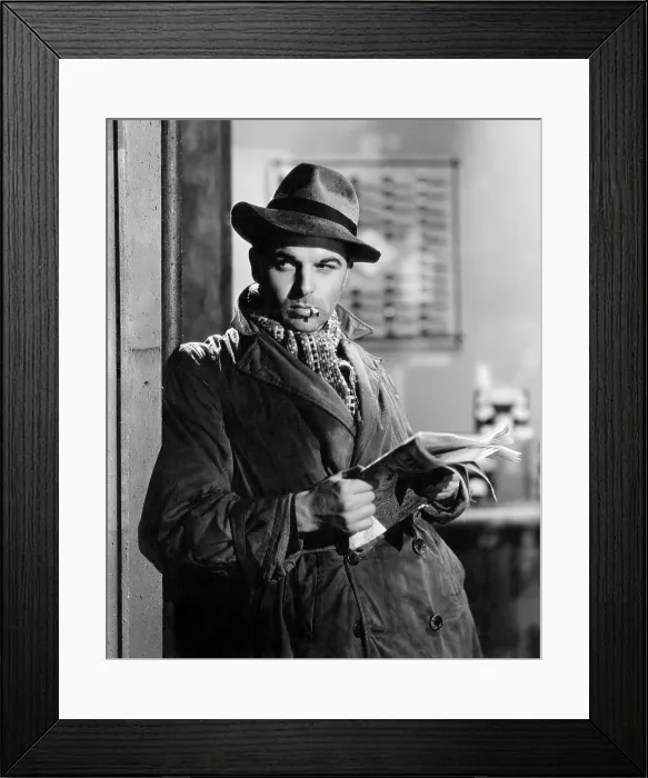 Framed Print : THEY DRIVE BY NIGHT, Emlyn Williams, 1938