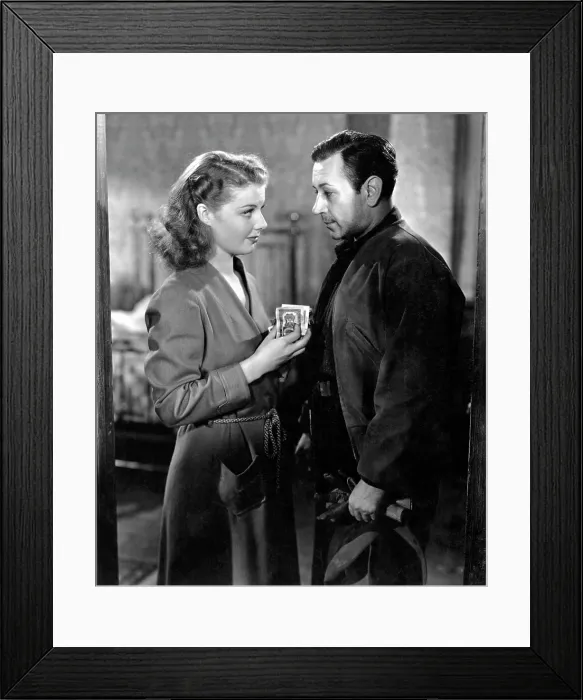 Framed Print : THEY DRIVE BY NIGHT, Ann Sheridan, George Raft, 1940