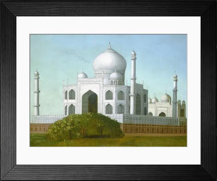 Framed Print : The Taj Mahal, by Erastus Salisbury Field, c. 1860-80, American Nave painting, oil paint on canvas Framed Print : The Taj Mahal, by Erastus Salisbury Field, c. 1860-80, American Nave painting, oil paint on canvas