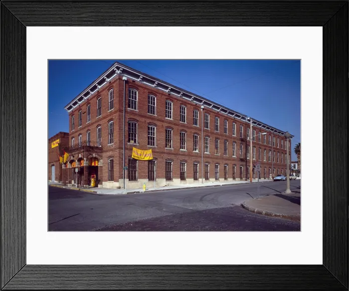 Framed Print : The Ybor Cigar Factory. Tampa, FL. 1990s