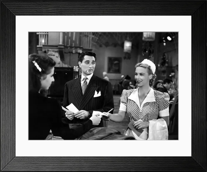 Framed Print : THE MAN I LOVE, Robert Alda, Andrea King, 1947