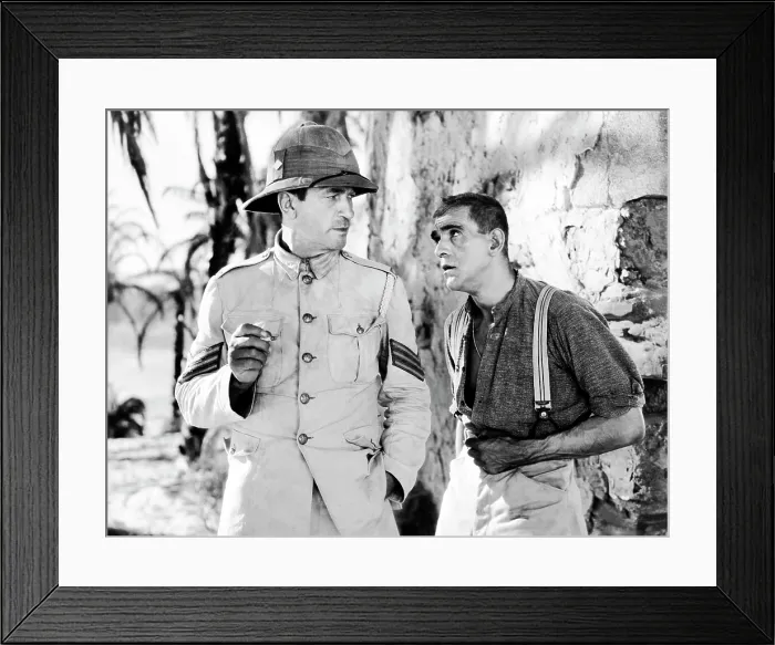 Framed Print : THE LOST PATROL, Victor McLaglen, Boris Karloff, 1934 Framed Print : THE LOST PATROL, Victor McLaglen, Boris Karloff, 1934