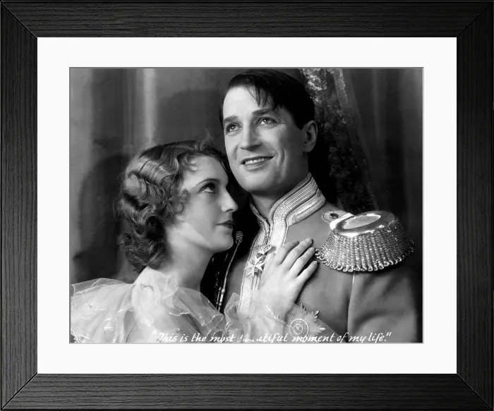 Framed Print : THE LOVE PARADE, Jeanette MacDonald, Maurice Chevalier, 1929