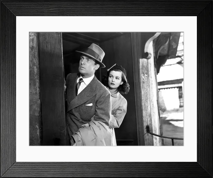 Framed Print : MAN HUNT, Walter Pidgeon, Joan Bennett, 1941, TM and Copyright (c) 20th Century-Fox Film Corp. All Rights Reserved Framed Print : MAN HUNT, Walter Pidgeon, Joan Bennett, 1941, TM and Copyright (c) 20th Century-Fox Film Corp. All Rights Reserved