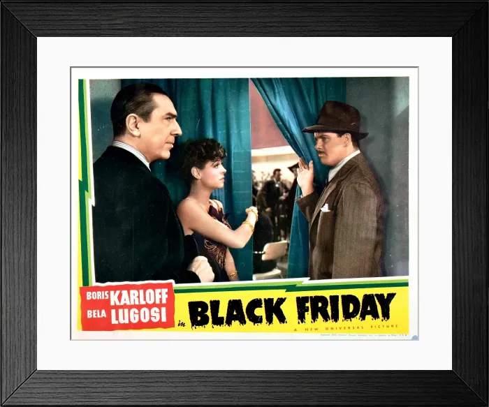Framed Print : BLACK FRIDAY, Bela Lugosi, Anne Nagel, Edmund MacDonald, 1940