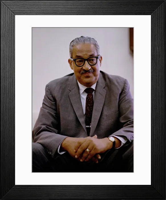 Framed Print : Thurgood Marshall (1908-1993), on June 13, 1967, the day President Johnson nominated him to the Supreme Court Framed Print : Thurgood Marshall (1908-1993), on June 13, 1967, the day President Johnson nominated him to the Supreme Court