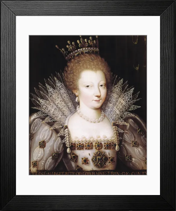 Framed Print : Anonymous portrait, first quarter 17th.c. Oil on canvas. FRANCE. Chantilly. Musee Conde (Conde Museum). - BeBa / Iberfoto / Everett Collection (238158)**US SALES ONLY** Framed Print : Anonymous portrait, first quarter 17th.c. Oil on canvas. FRANCE. Chantilly. Musee Conde (Conde Museum). - BeBa / Iberfoto / Everett Collection (238158)**US SALES ONLY**