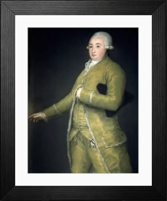 Framed Print : GOYA Y LUCIENTES, Francisco de (1746-1828). The Count of Cabarrus. 1788. Oil on canvas. SPAIN. Madrid. Banco de Espana (Bank of Spain) Collection. - P Framed Print : GOYA Y LUCIENTES, Francisco de (1746-1828). The Count of Cabarrus. 1788. Oil on canvas. SPAIN. Madrid. Banco de Espana (Bank of Spain) Collection. - P