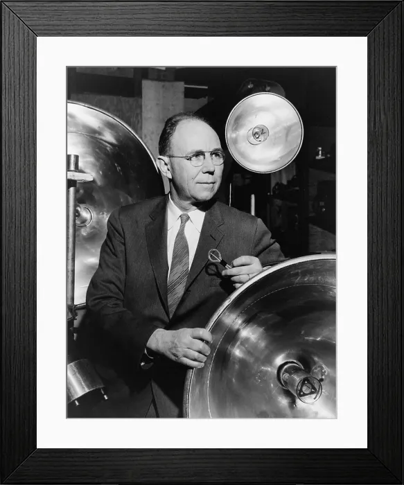 Framed Print : Dr. Harold E. Edgerton (1903-1990), American electrical engineer and photographer