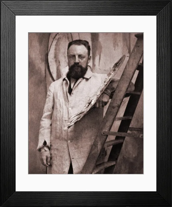Framed Print : Henri Matisse (1869-1954), French modern painter noted for his expressive color and abstracted delineation of nudes, interiors, and still-lifes. Portrait ca. 1910 Framed Print : Henri Matisse (1869-1954), French modern painter noted for his expressive color and abstracted delineation of nudes, interiors, and still-lifes. Portrait ca. 1910