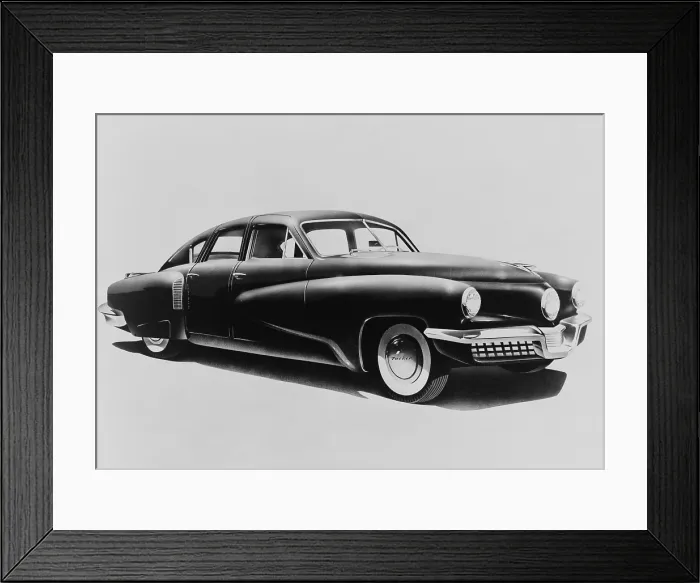 Framed Print : 1948 Tucker automobile was ahead of its time with many advanced engineering and safety features