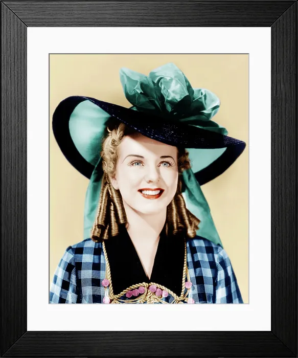 Framed Print : CAN'T HELP SINGING, Deanna Durbin, 1944