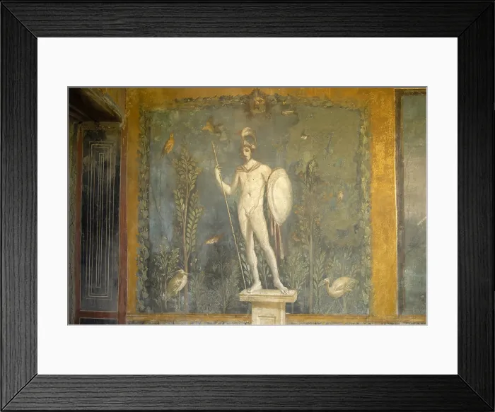 Framed Print : ITALY. Pompeii. Frescoes in the House of Venus in the Shell (CasadellaVenerein Conchiglia). Roman art. Early Empire. Fresco