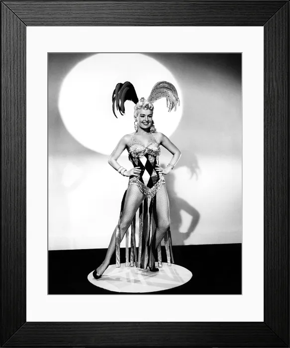 Framed Print : THREE FOR THE SHOW, Betty Grable, 1955