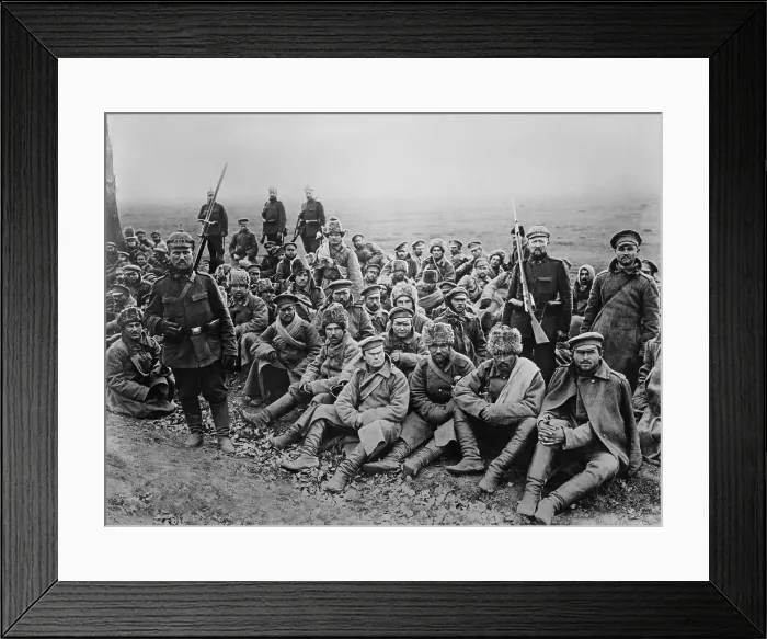 Framed Print : Russian WW1 POWs include Tartar, and Kyrgyz prisoners. 1914-15. In the course of the war, over 4 million Russians became POW's on the Eastern Front Framed Print : Russian WW1 POWs include Tartar, and Kyrgyz prisoners. 1914-15. In the course of the war, over 4 million Russians became POW's on the Eastern Front