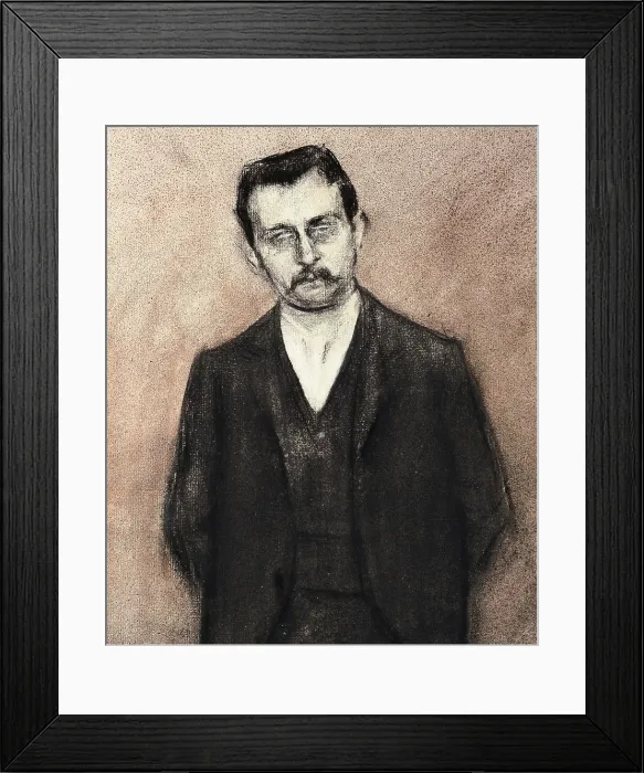 Framed Print : CASAS i CARBO, Ramon (1866-1932). Portrait of Enric Prat de la Riba. 1899 - 1905. Detail. Modernism. Drawing. SPAIN. Barcelona. National Art Museum of Catalonia Framed Print : CASAS i CARBO, Ramon (1866-1932). Portrait of Enric Prat de la Riba. 1899 - 1905. Detail. Modernism. Drawing. SPAIN. Barcelona. National Art Museum of Catalonia