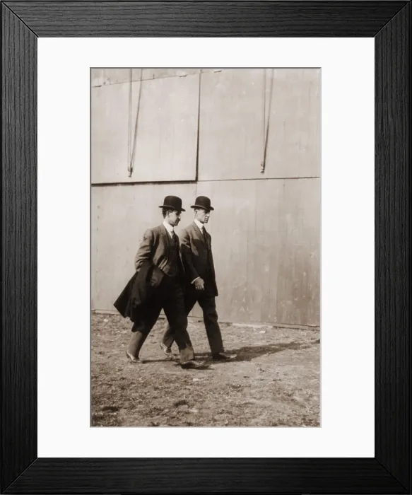Framed Print : The Wright brothers at the International Aviation Tournament Belmont Park Long Island N.Y. Oct. 1910 Framed Print : The Wright brothers at the International Aviation Tournament Belmont Park Long Island N.Y. Oct. 1910