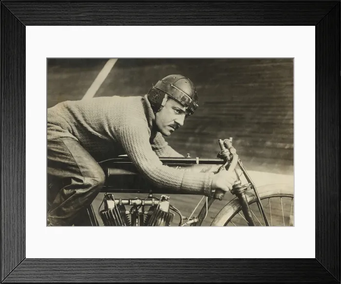 Framed Print : Andre Grapperon was a French champion motorcyclist in 1913. LC-DIG-ppmsca-19497 Framed Print : Andre Grapperon was a French champion motorcyclist in 1913. LC-DIG-ppmsca-19497