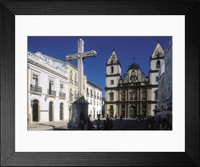 Framed Print : BRAZIL. Salvador. Church of Sao Francisco. Colonial baroque. Architecture. - J. Bedmar / Iberfoto / Everett Collection (246784)**US SALES ONLY** Framed Print : BRAZIL. Salvador. Church of Sao Francisco. Colonial baroque. Architecture. - J. Bedmar / Iberfoto / Everett Collection (246784)**US SALES ONLY**