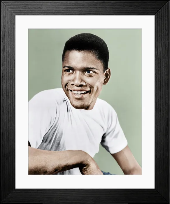Framed Print : BLACKBOARD JUNGLE, Sidney Poitier, 1955 Framed Print : BLACKBOARD JUNGLE, Sidney Poitier, 1955