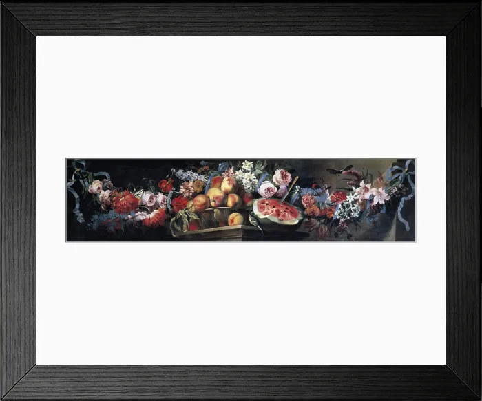 Framed Print : BRUEGHEL, Abraham (1631-1697). Festoon of fruits. 17th c. Flemish art. Oil on canvas. ITALY. Rome. Galleria Nazionale d'Arte Antica (National Gallery of Ancient Art) Framed Print : BRUEGHEL, Abraham (1631-1697). Festoon of fruits. 17th c. Flemish art. Oil on canvas. ITALY. Rome. Galleria Nazionale d'Arte Antica (National Gallery of Ancient Art)