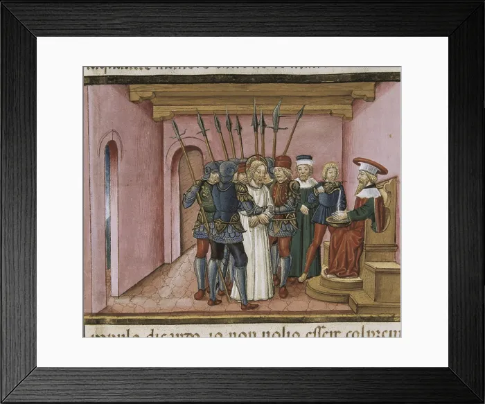 Framed Print : DE PREDIS, Cristoforo (1440-1486). Stories of Saint Joachim, Saint Anne, Virgin Mary, Jesus, the Baptist and the End of the World. 1476 Framed Print : DE PREDIS, Cristoforo (1440-1486). Stories of Saint Joachim, Saint Anne, Virgin Mary, Jesus, the Baptist and the End of the World. 1476