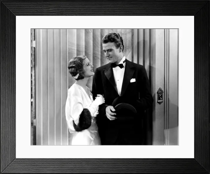 Framed Print : THREE GIRLS LOST, from left, Loretta Young, John Wayne, 1931, TM and Copyright 20th Century-Fox Film Corp. All Rights Reserved