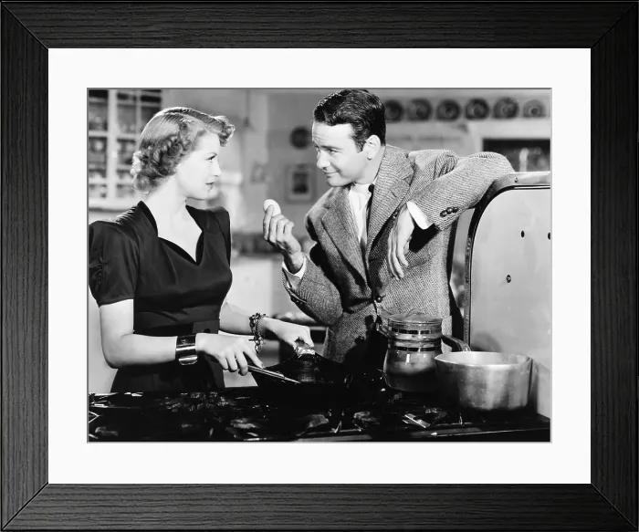 Framed Print : THESE GLAMOUR GIRLS, from left: Lana Turner, Lew Ayres, 1939