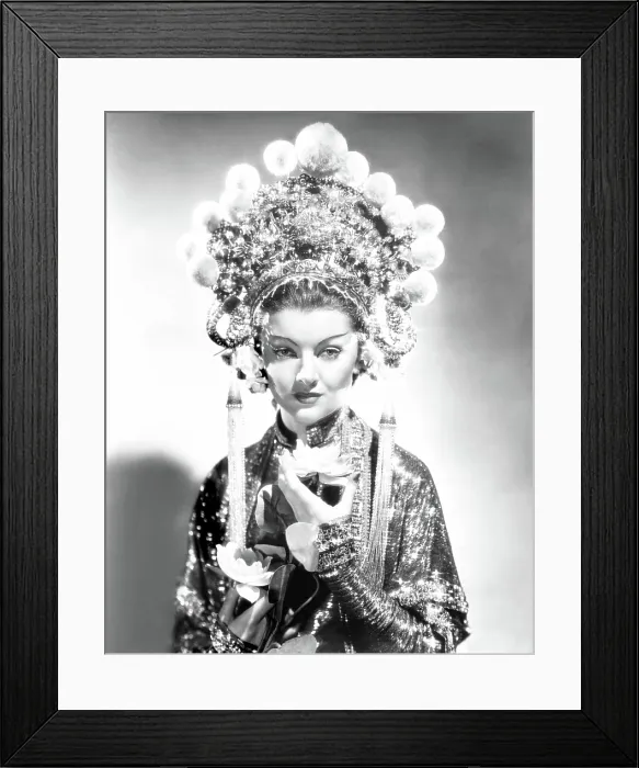 Framed Print : THE MASK OF FU MANCHU, Myrna Loy, 1932