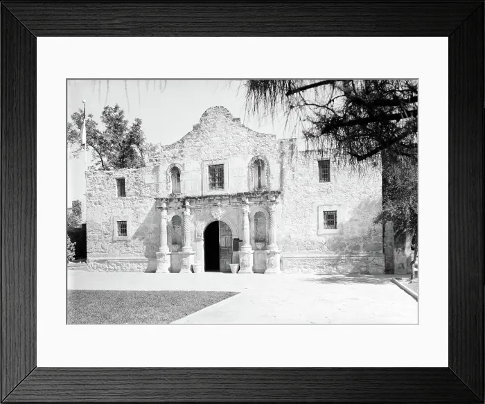 Framed Print : The Alamo. Mission San Antonio de Valero, also known as the Alamo. 1961 Framed Print : The Alamo. Mission San Antonio de Valero, also known as the Alamo. 1961