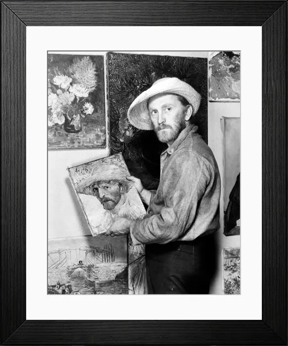 Framed Print : LUST FOR LIFE, Kirk Douglas, 1956