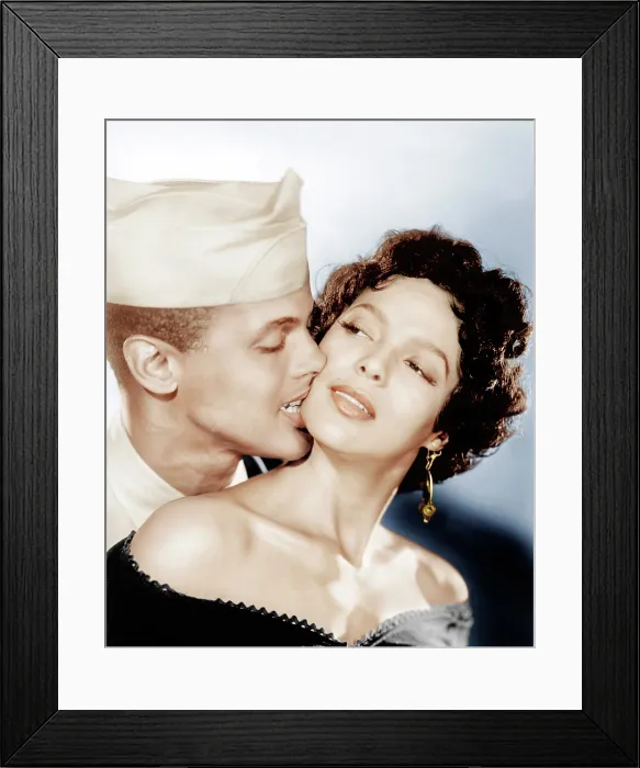 Framed Print : CARMEN JONES, from left: Harry Belafonte, Dorothy Dandridge, 1954. 20th Century-Fox Film Corporation, TM & Copyright / courtesy Everett Collection