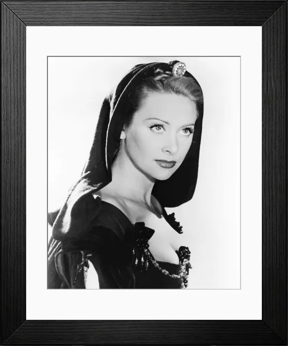 Framed Print : LUCRECE BORGIA, (aka LUCRETIA BORGIA), Martine Carol, 1953 Framed Print : LUCRECE BORGIA, (aka LUCRETIA BORGIA), Martine Carol, 1953