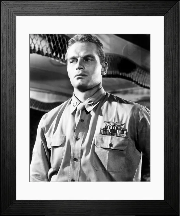 Framed Print : LUCY GALLANT, Charlton Heston, 1955 Framed Print : LUCY GALLANT, Charlton Heston, 1955