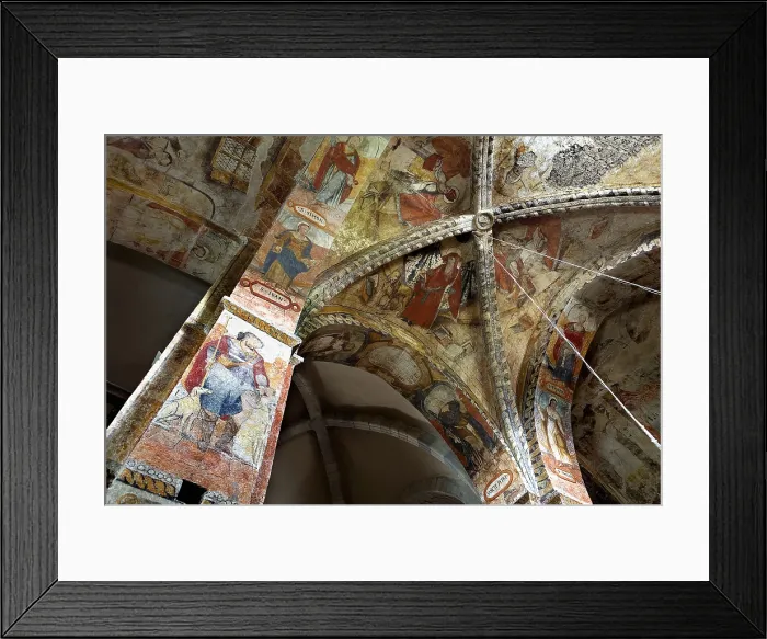 Framed Print : SPAIN. Naut Aran. Salardu. Sant Andreu Church. Inside. Paintings. Romanesque art. - Lucas Vallecillos / Iberfoto / Everett Collection (239693)**US SALES ONLY** Framed Print : SPAIN. Naut Aran. Salardu. Sant Andreu Church. Inside. Paintings. Romanesque art. - Lucas Vallecillos / Iberfoto / Everett Collection (239693)**US SALES ONLY**
