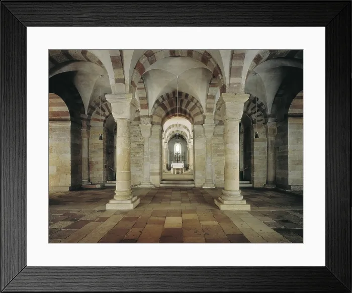 Framed Print : Speyer Cathedral. 1030-1061. GERMANY. Speyer. Cathedral. Crypt. Ottonian art. Architecture. - Paul Maeyaert / Iberfoto / Everett Collection (321831)**US SALES ONLY**