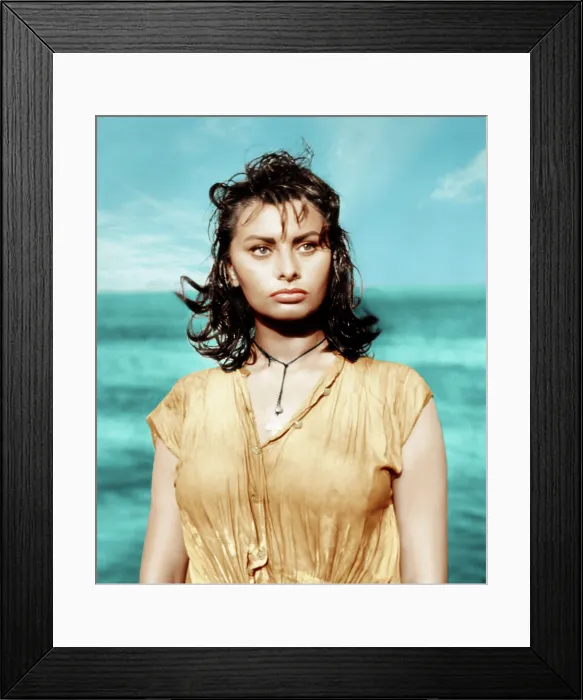 Framed Print : BOY ON A DOLPHIN, Sophia Loren, 1957. 20th Century-Fox Film Corporation, TM & Copyright / courtesy Everett Collection