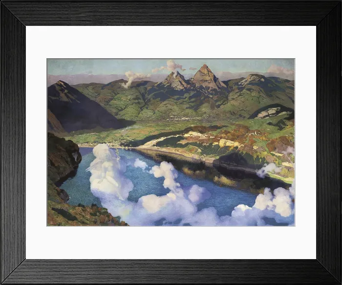 Framed Print : GIRON, Charles (1850-1914). The cradle of the confederation. 1901. SWITZERLAND. Bern. Parliament Framed Print : GIRON, Charles (1850-1914). The cradle of the confederation. 1901. SWITZERLAND. Bern. Parliament